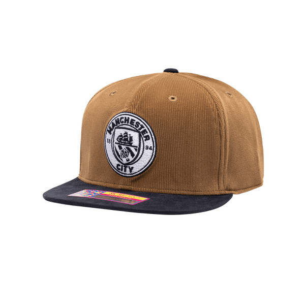 Manchester City Cognac Snapback Hat