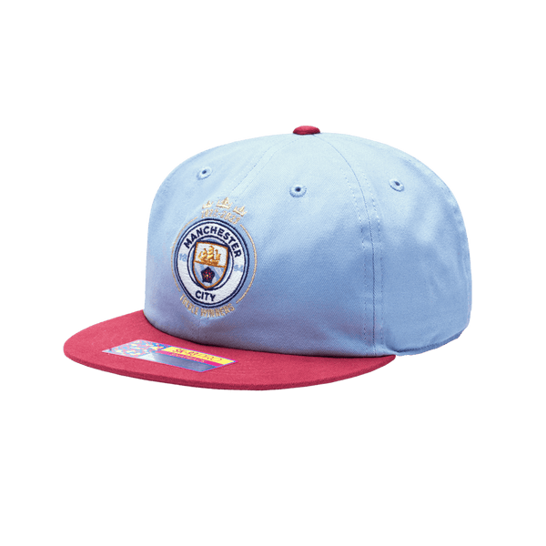 Manchester City Treble Snapback Hat