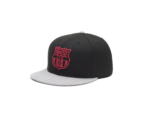 View of left side of FC Barcelona Player Snapback
