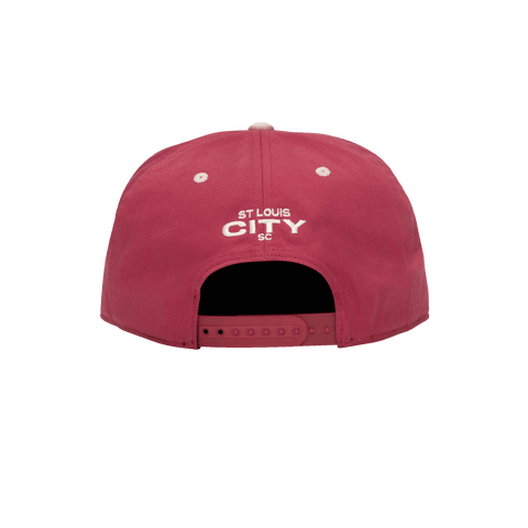 St. Louis City SC Bankroll Coral Snapback Hat
