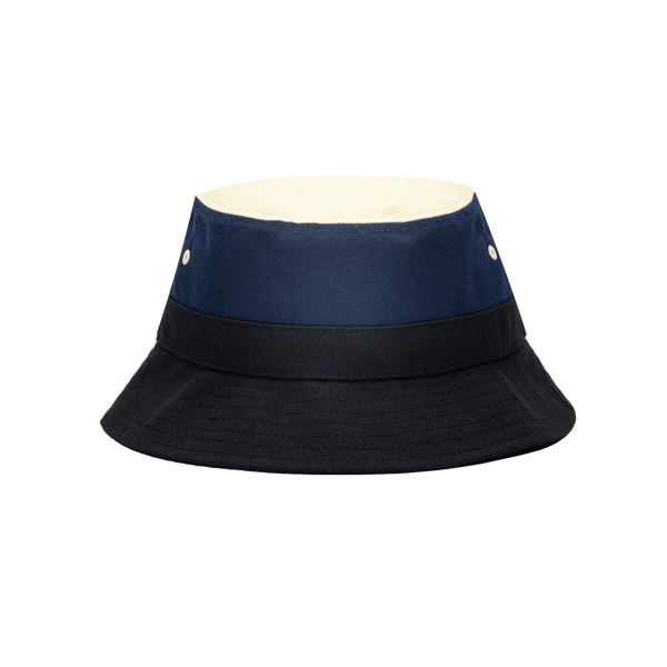 Club America Truitt Bucket hat in tri-color fabrication and team logo embroidery, in Black/Navy.