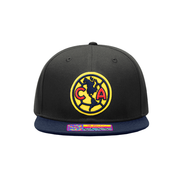 Front side view of Club America Team Snapback Hat