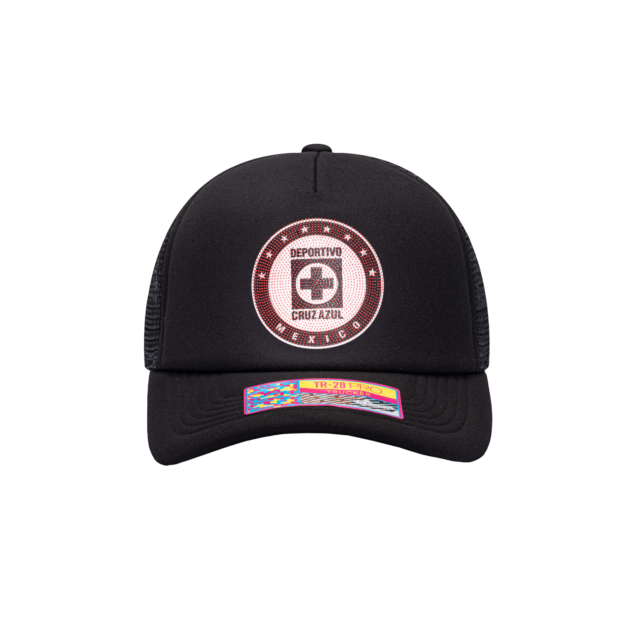 Black Cruz Azul Shield Trucker