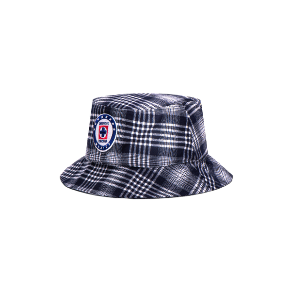 left Side view of Cruz Azul Hooligan Bucket Hat