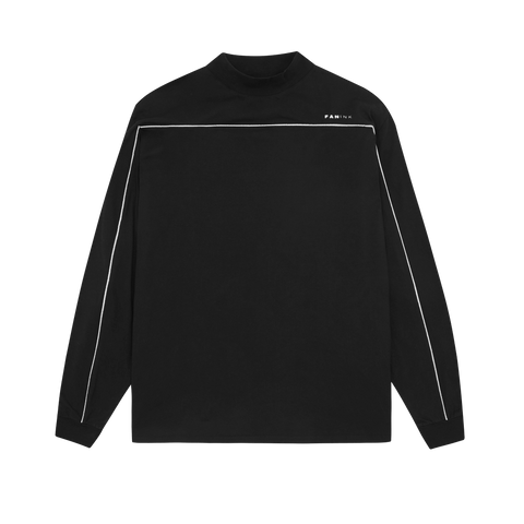 Fan Ink Mock Neck Long Sleeve T-Shirt