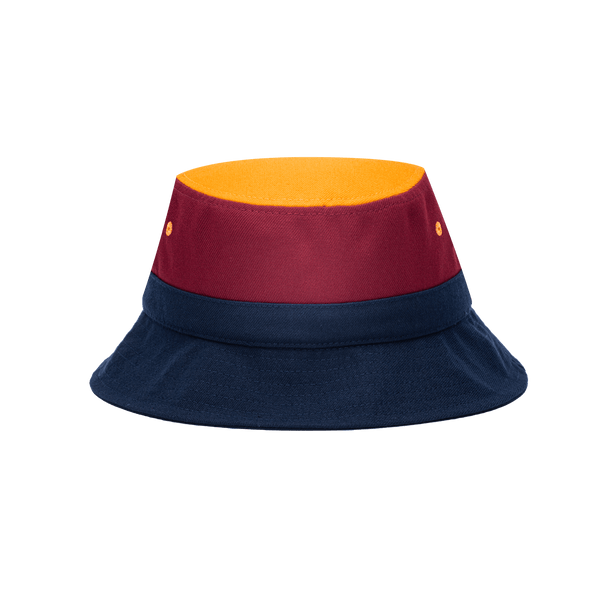 FC Barcelona Truitt Bucket hat in tri-color fabrication and team logo embroidery, in Navy/Red.