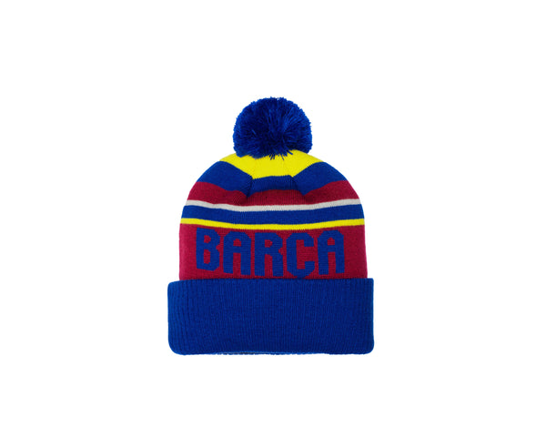 Back view of FC Barcelona Proud Beanie