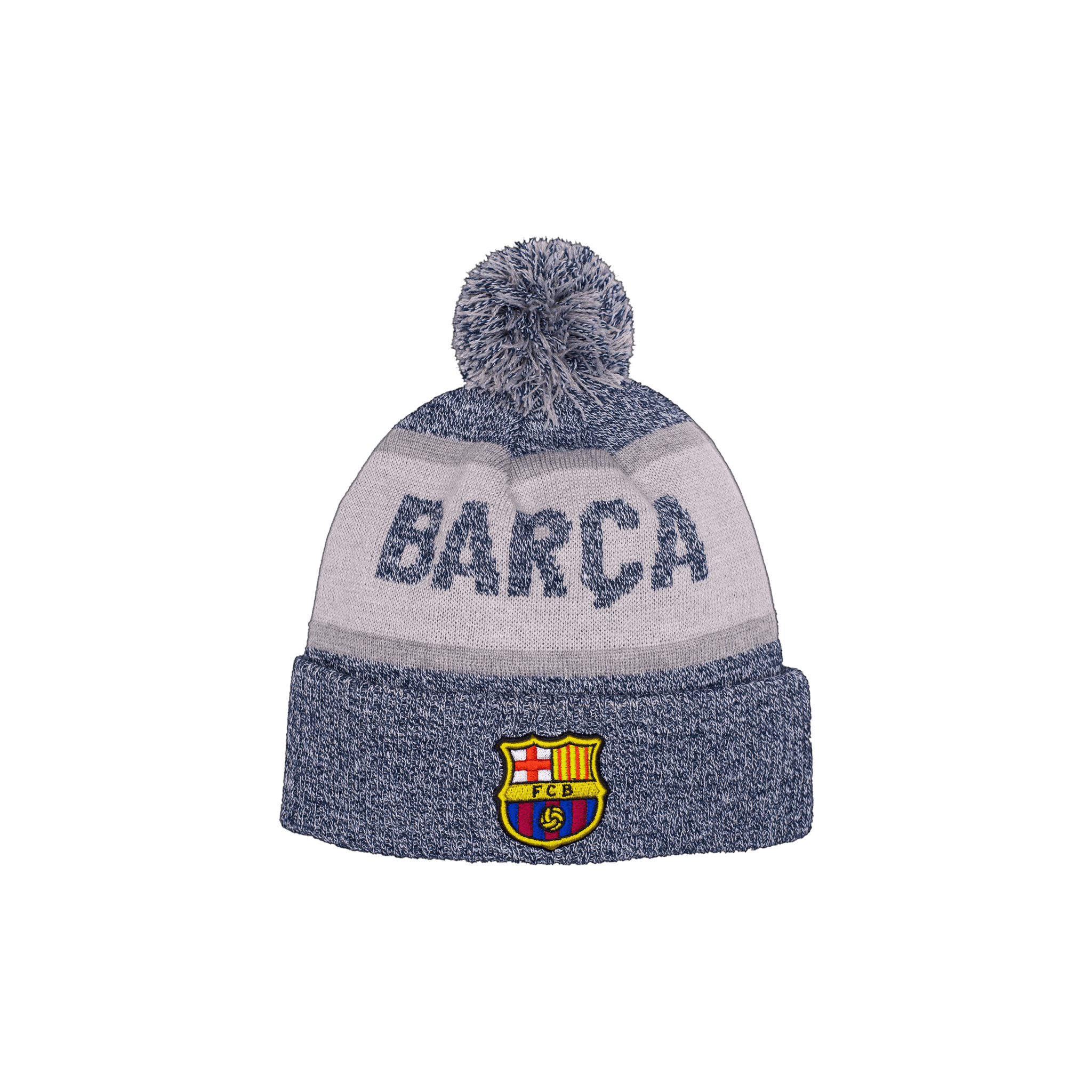 Grey FC Barcelona Urban Beanie 