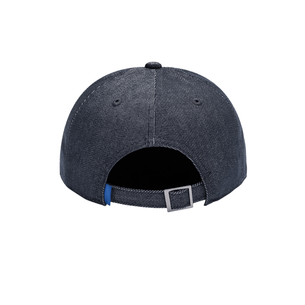 FC Barcelona 541 Adjustable with high crown, curved peak brim, and adjustable buckle strap closure, in Navy
