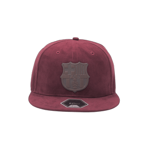 Burgundy FC Barcelona Tifoso Fitted