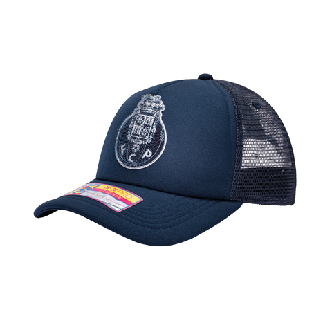 View of left side of Blue FC Porto Shield Trucker