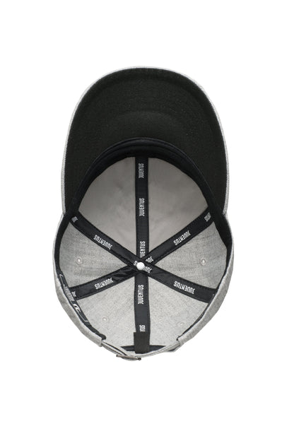Interior of Grey Juve Juventus with black branded tape on the seams