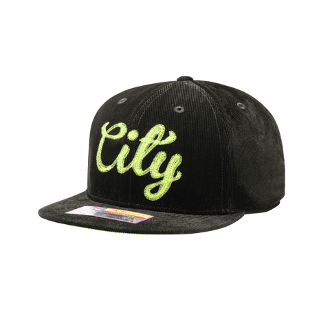 Manchester City Plush Snapback Hat