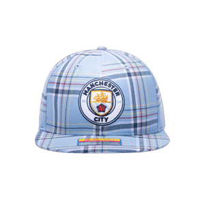 Manchester City Hooligan Snapback blue plaid