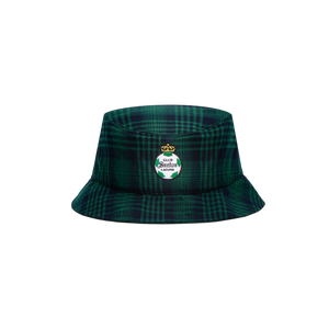 Front side view of The green Santos Laguna Hooligan Bucket Hat green bucket 