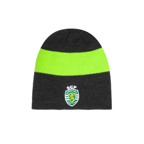 Black Sporting Fury Knit with green stripe